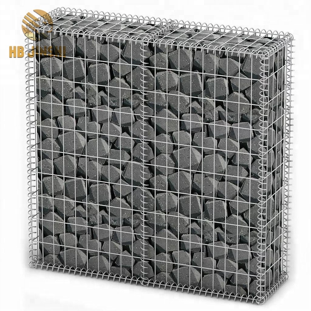 OEM/ODM Factory Gabion Wall Baskets - 100 X 100 X 30 Cm Galvanized Wire Garden Gabion Basket Retaining Wall – JINSHI