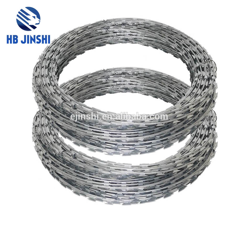 BTO22 Razor Barbed wire /SUS 304 razor concertina wire