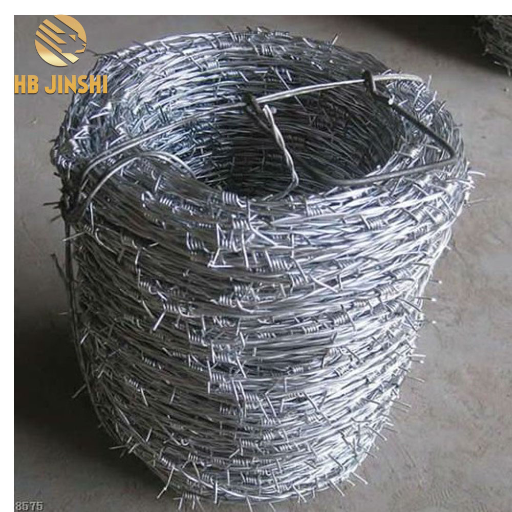 2mmx2mm Wire Galvanized Double Twisted Barbed Wire