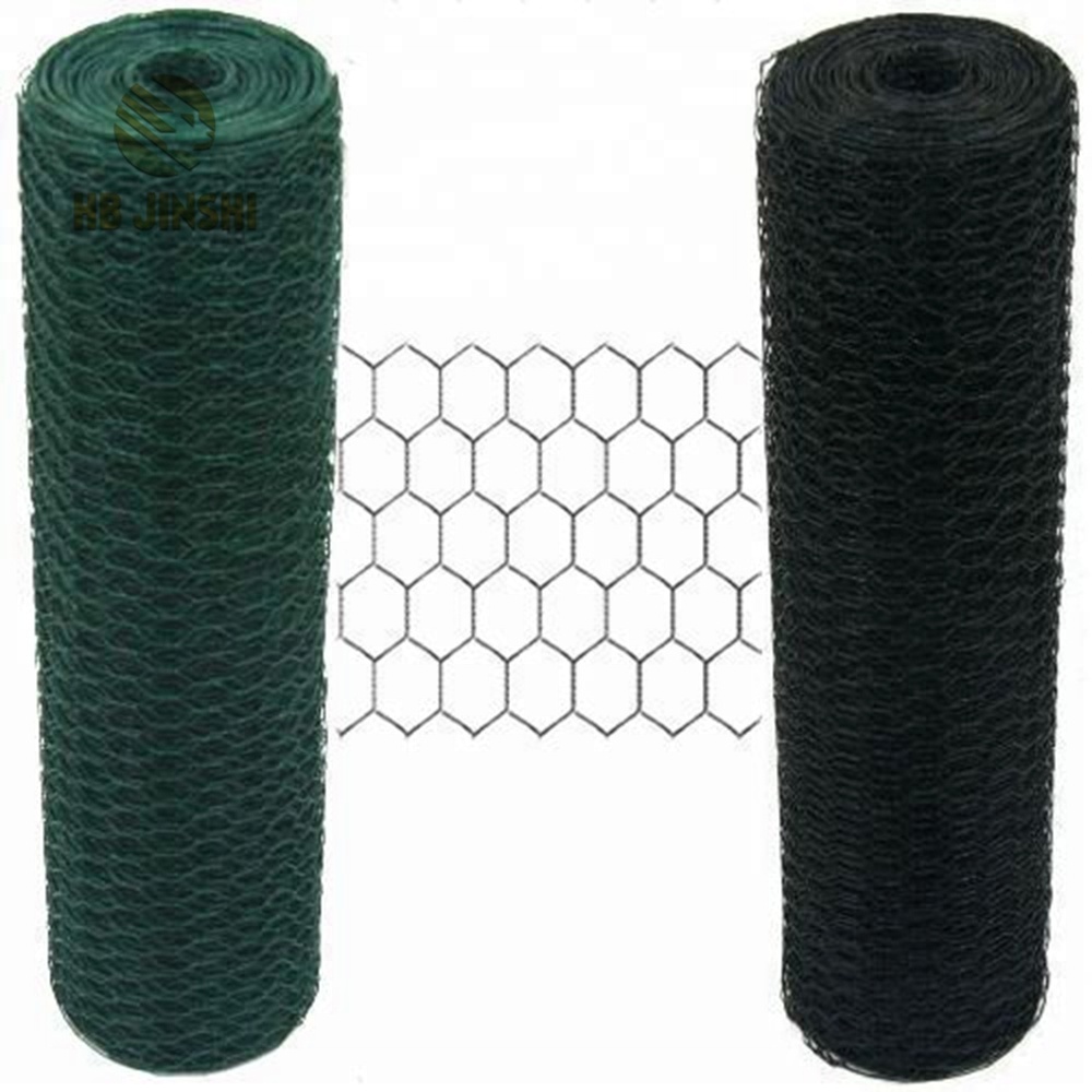 1" X 36" X 150 Ft. Poultry Netting Chicken Wire Vinyl Coated Black Coop Fencing