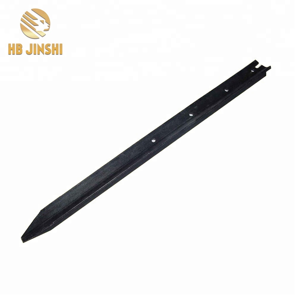 New Arrival China Garden Fence Posts - Black bitumen coated steel Y post used for cattle fence – JINSHI