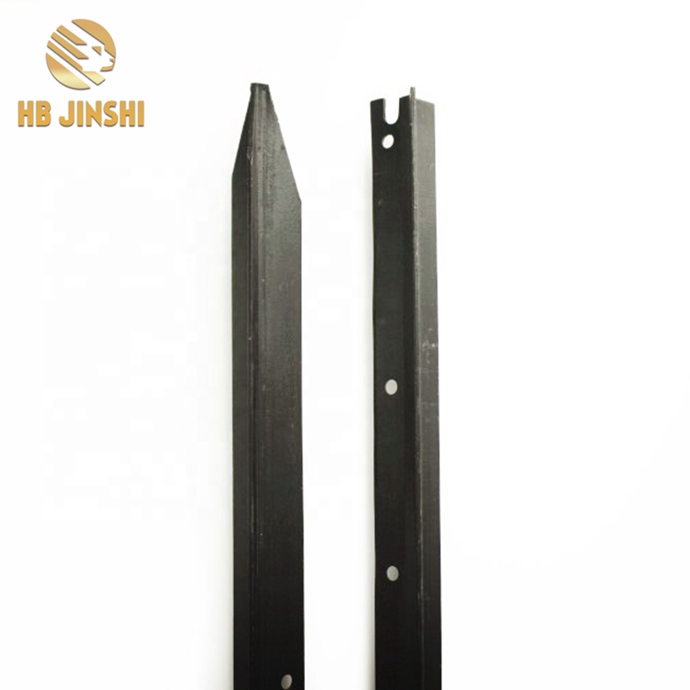 China Cheap price Star Picket - Black Bitumen Coating Star shape Farm Fence Pickets Y Post 2.4m long – JINSHI