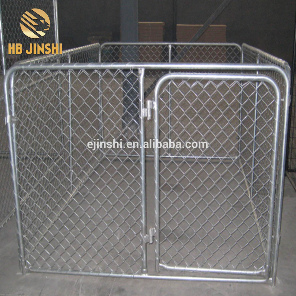 China Cheap price Big Dog Cages - Hot sale outdoor dog cage chain link dog kennel dog run – JINSHI