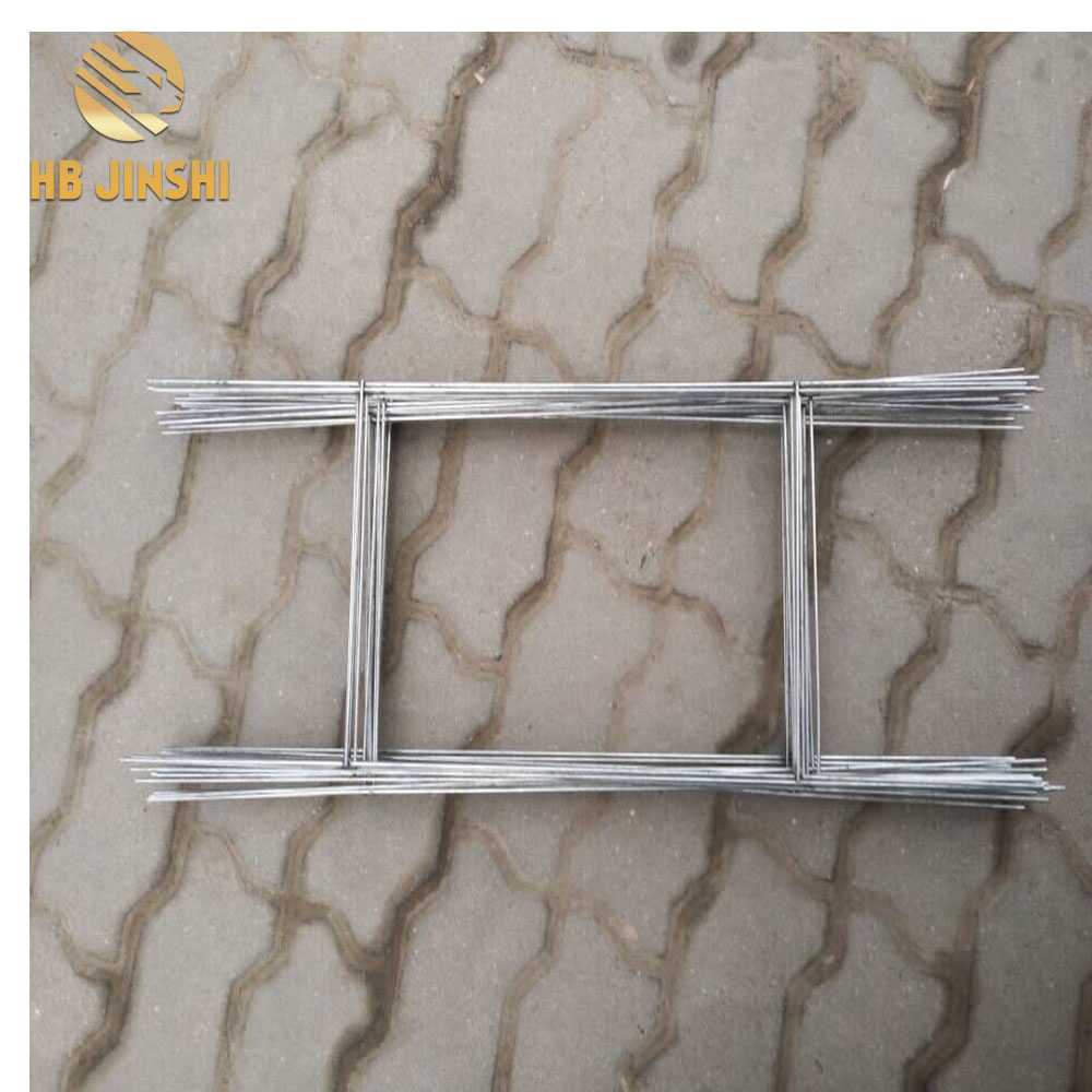 10" x 30" standard galvanized steel h wire stake/ h-frame wire stake/ wire h stake for coroplast sign