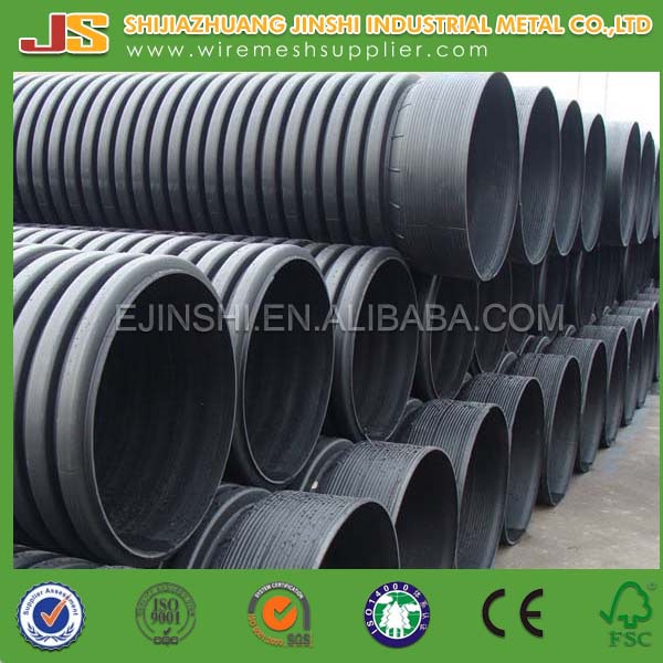 Factory Free sample Fabric Garden Staples - Urban Sewerage Used HDPE Double Wall Corrugated Pipe – JINSHI