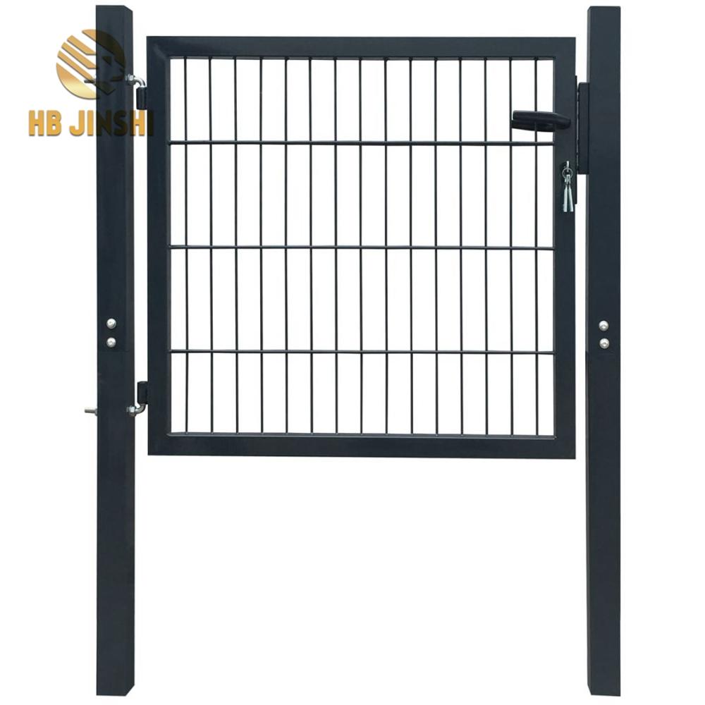 2D Metal Garden Fence Gate Yard Wire Mesh Single Door