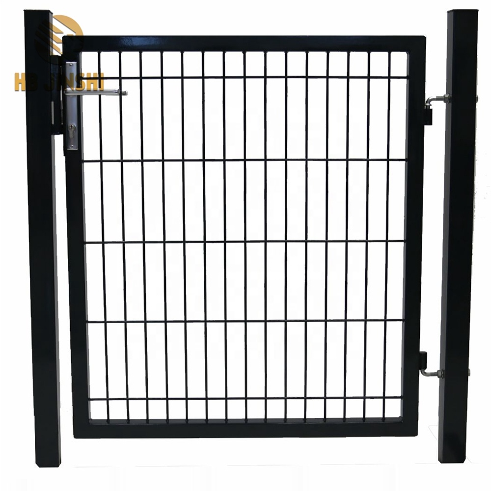 Wholesale Dealers of Post Ground Anchor - Wire Mesh Gate for Garden Germany Black Coating Garden Fence Gate – JINSHI