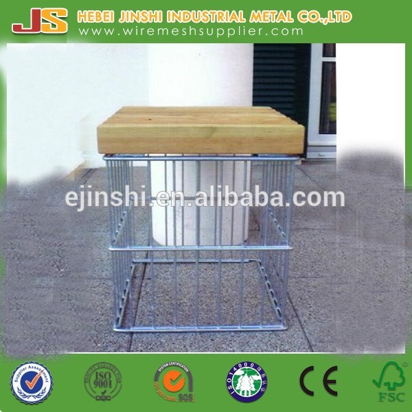 Manufacturing Companies for Metal Gabions - JINSHI Galvanized welded gabion furniture mesh gabion cage – JINSHI