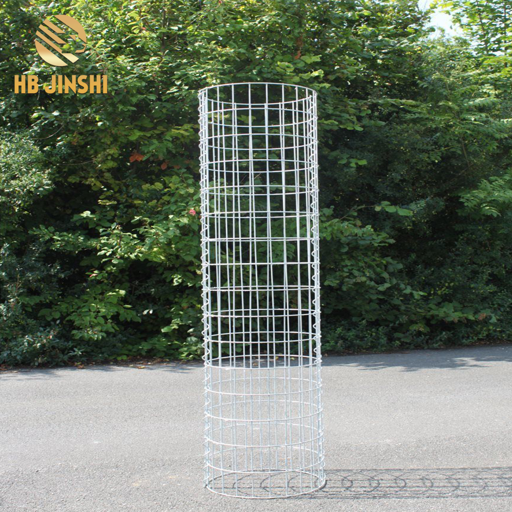 Manufactur standard Gabion Rock Cages - Round Welded Wire Gabion Pillar – JINSHI
