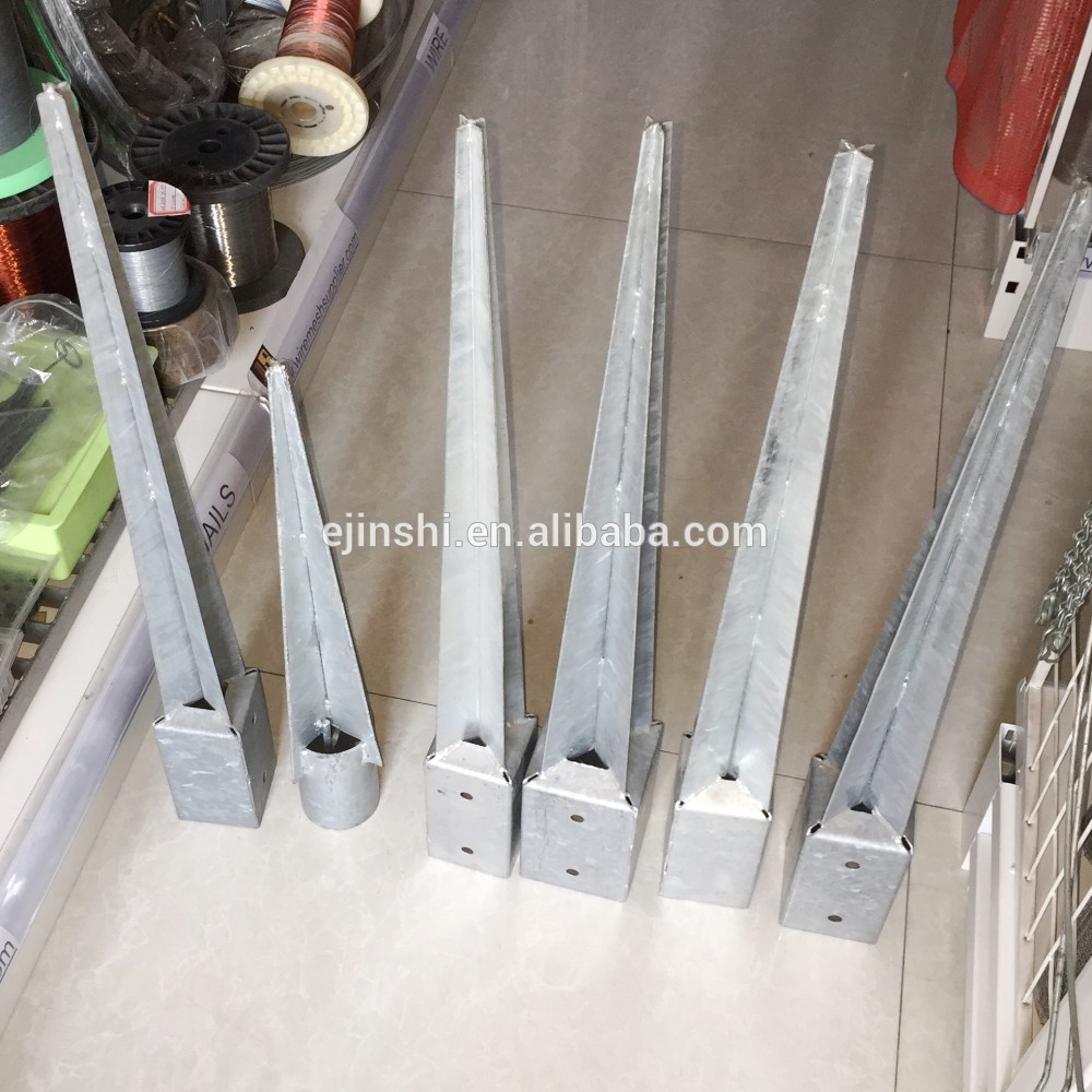 Open Ground steel Pointed pole anchor