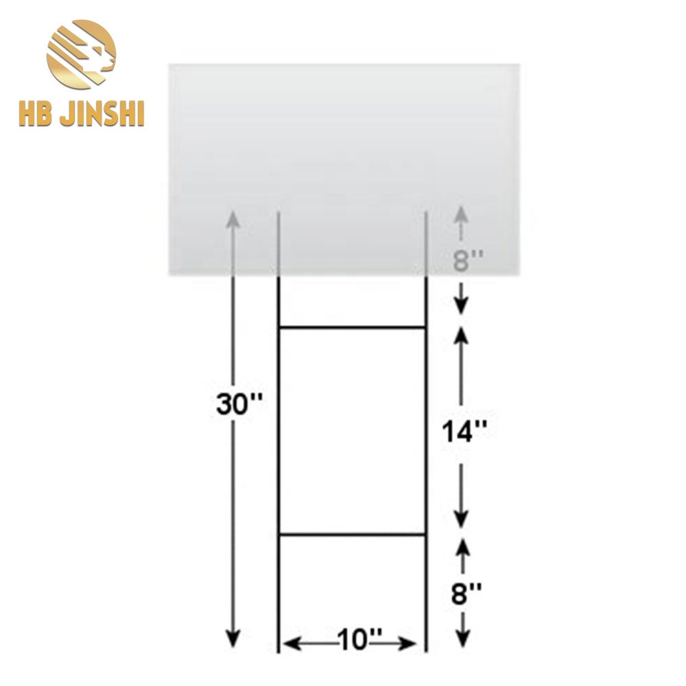 Competitive Price for Retractable Garden Gate - H Wire Step Stakes Yard Sign Wire Stands – JINSHI