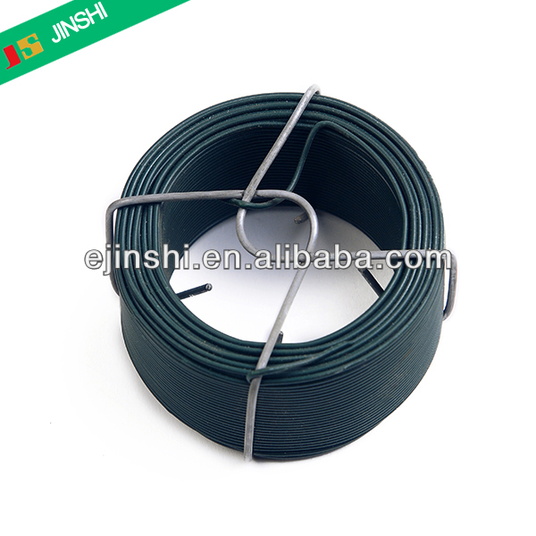 Wholesale Discount Wreath Ring - Insulated tie wire plastic PE PVC coated wire garden wire factory – JINSHI