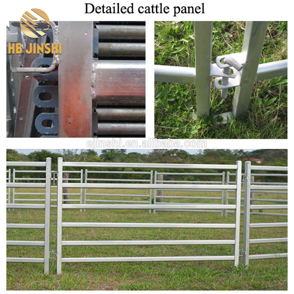 1.8×2.1m 6  rails Australia standard hot dipped galvanized sheep panel for farm