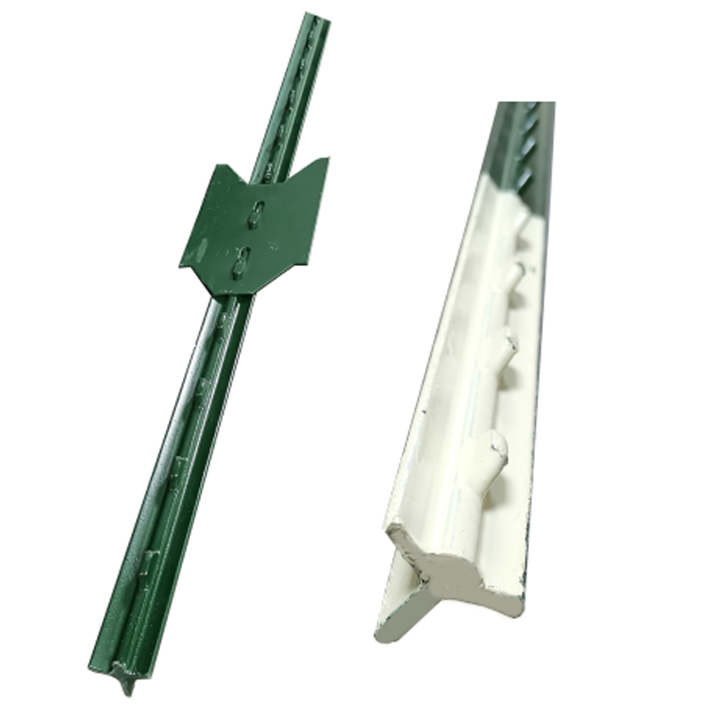 0.95LB Studded T Post  with plate in Vineyards or Gardens for Fence Post