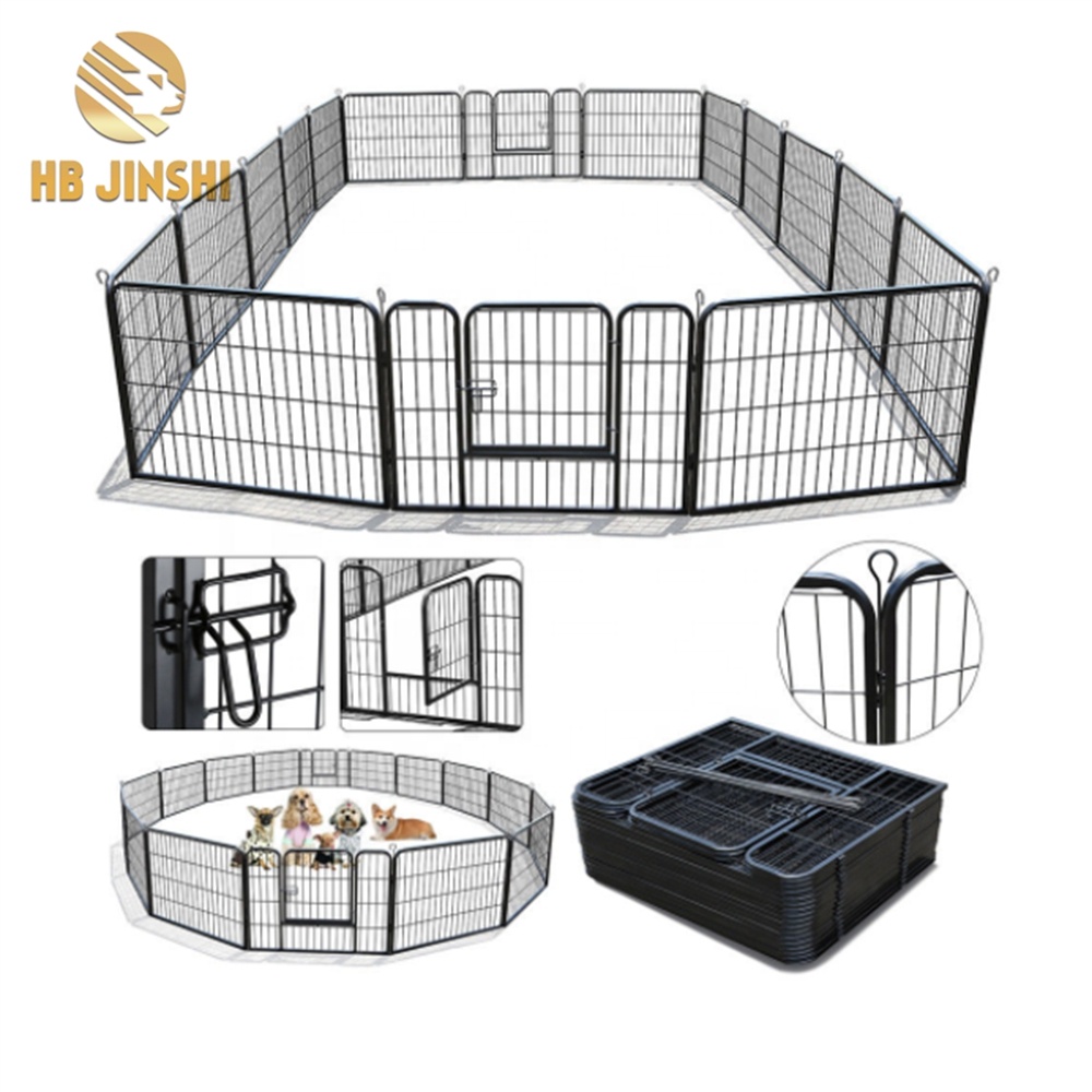 Manufacturer large welded wire mesh metal dog cages dog kennels