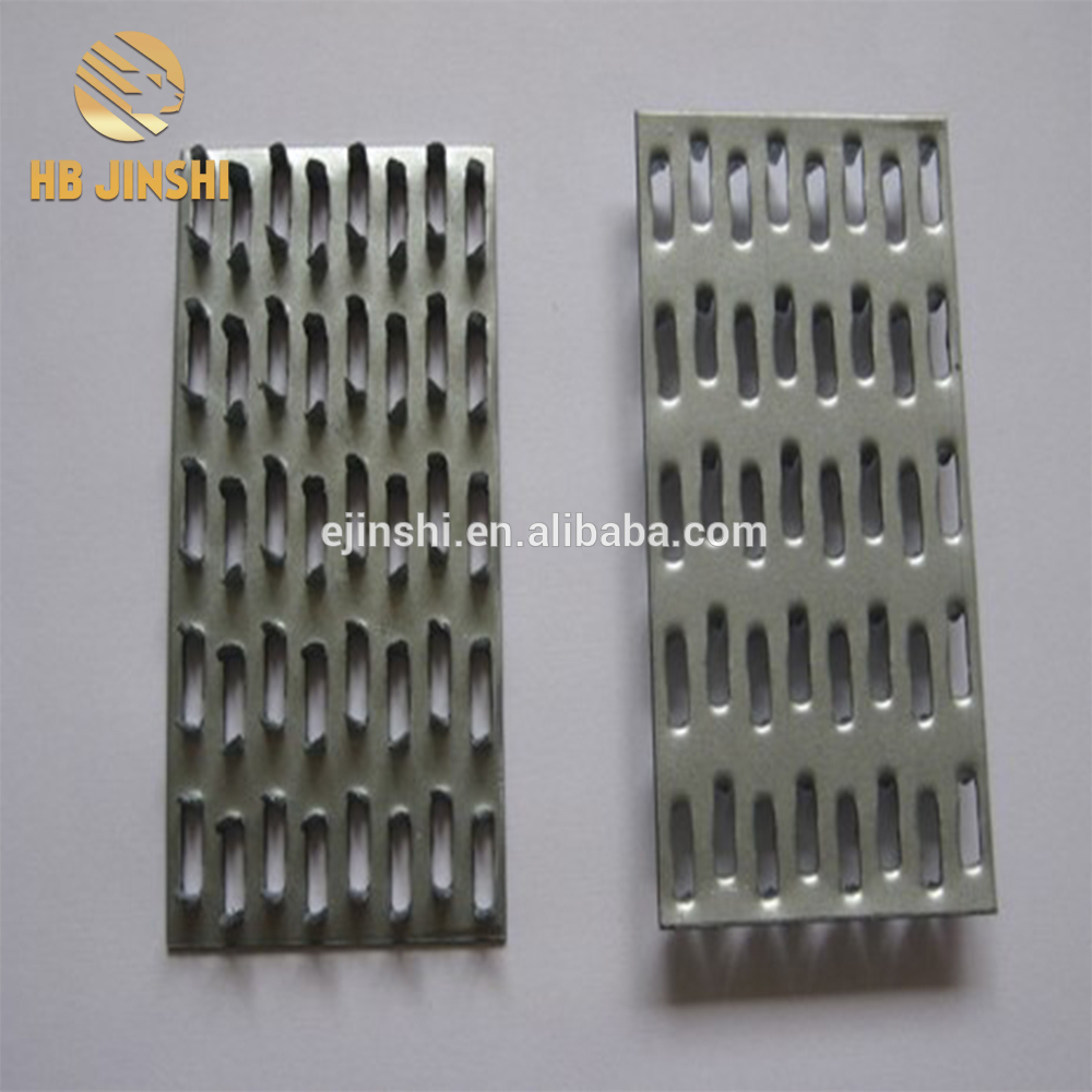 Hot dipped galvanized truss nail plate