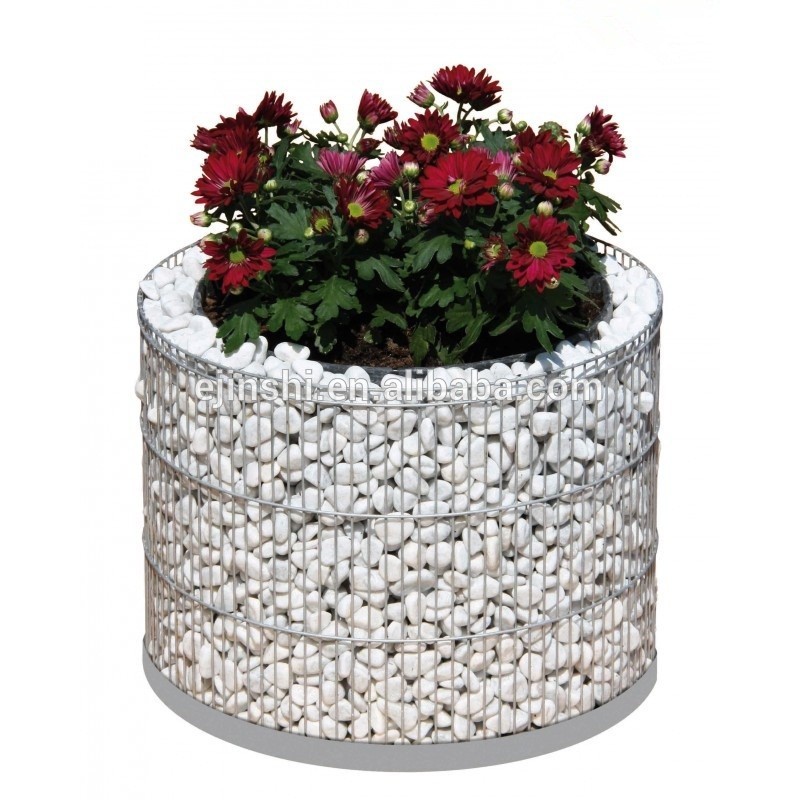Gabion Wall with Cover Welded Mesh Rock-Stone Wall Basket