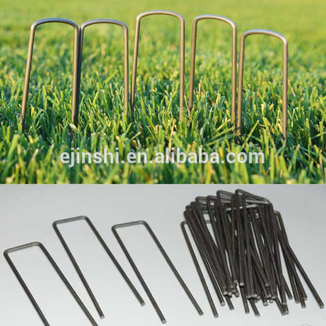 Artificial Grass Membrane Fixing Pins Metal Pegs Staples