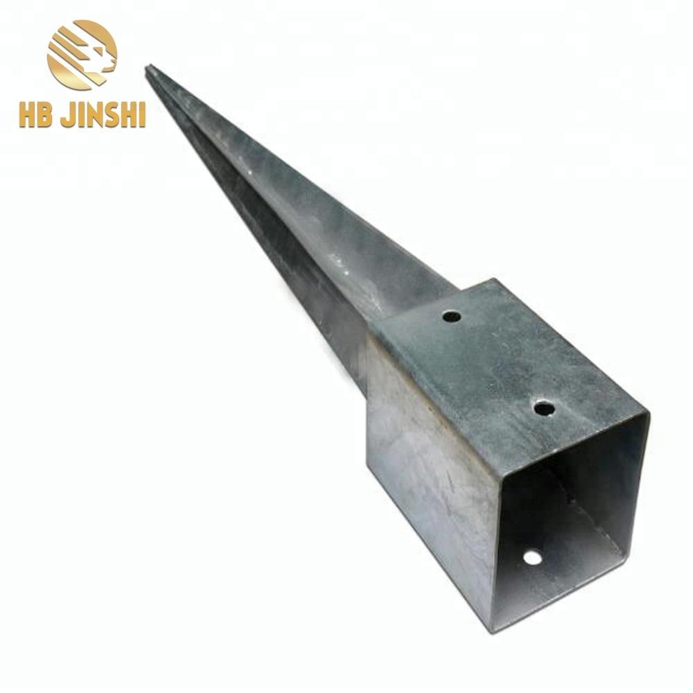 Fence Post Spike, Ground Spike, Pointed Pole Anchor