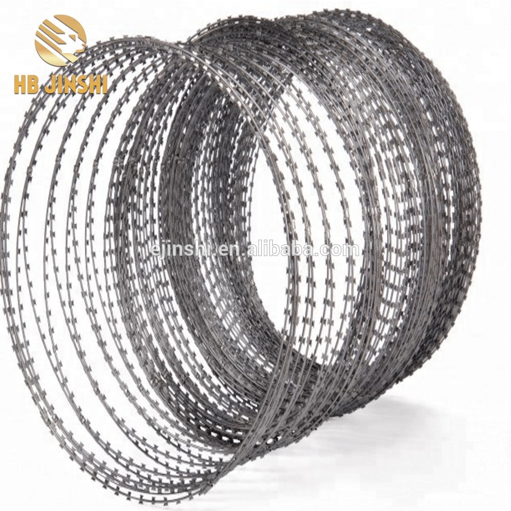 Hot Selling High Quality Low Price Concertina Wire Bto-22 Type Razor Barbed Wire Price Per Roll