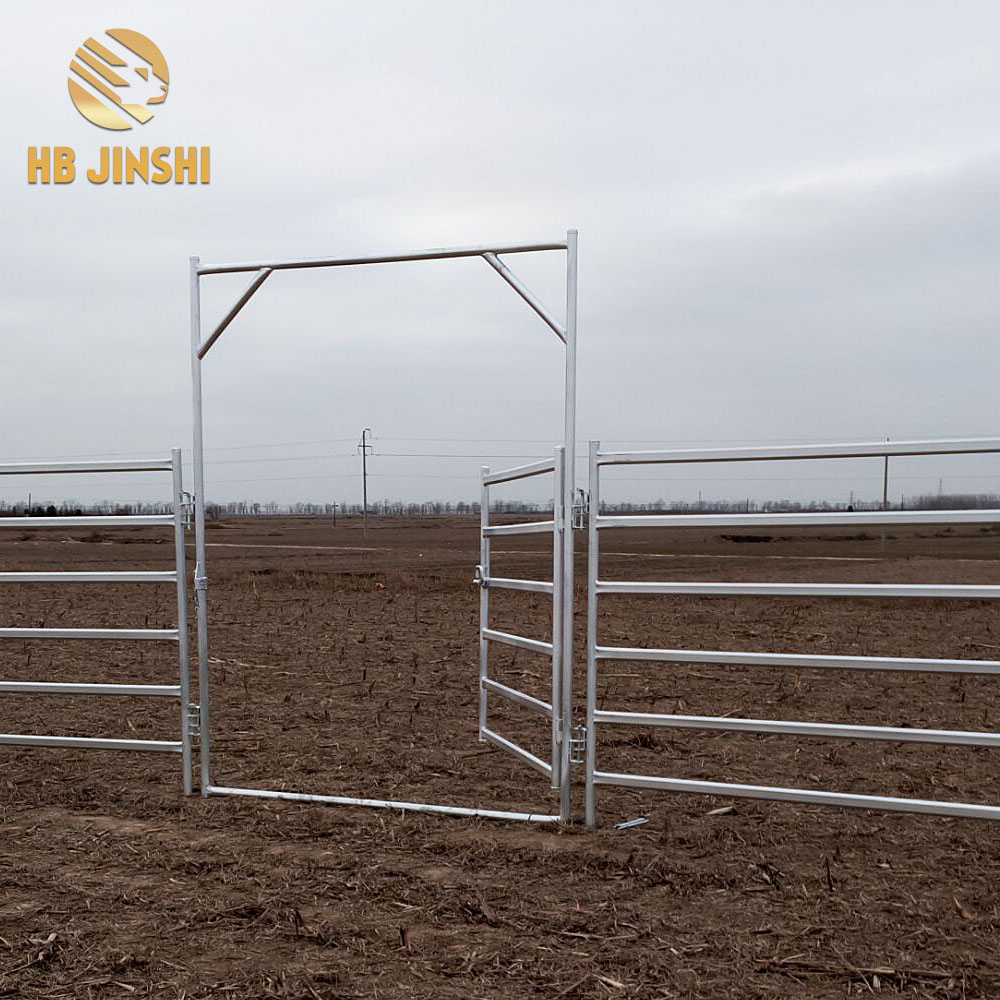Factory directly supply Cat Fence - Hot sale cheaper Removable 1.8m x2.1m with 6 rail tube cattle live stock fence – JINSHI