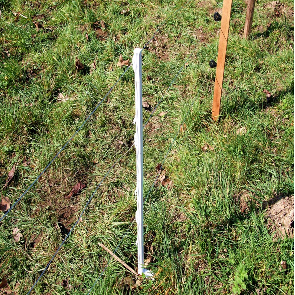 HDPE type white color 1.2m Electric fence post for sale