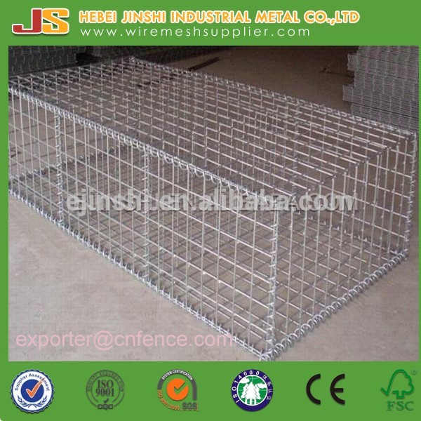 Iron welded gabion box wire mesh