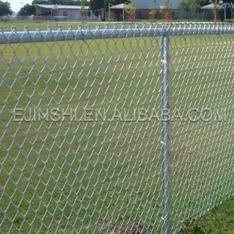 Galvanized Diamond Wire Mesh Stainless Steel Chain Link fence