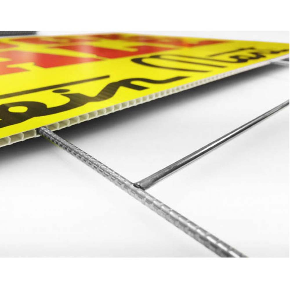 Best selling products sign stake 10" to 30" 9 gauge h-frame wire stake