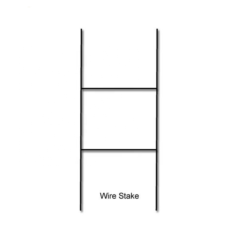 OEM Supply Temporary Fence Posts - Galvanized Wire Welded H type sign metal political sign Economy h frame wire stake – JINSHI
