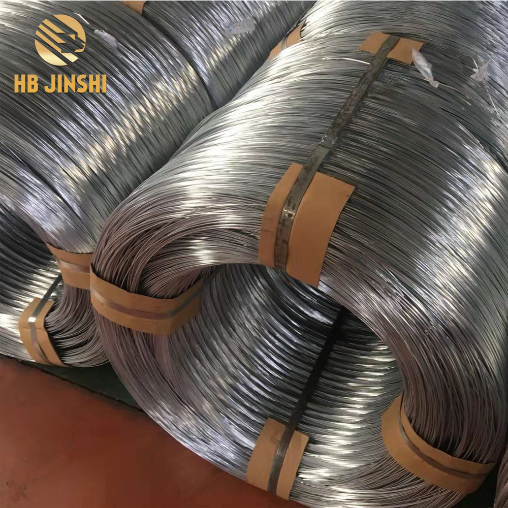 professional factory for Wire Wreath Forms – 3.4 mm Q195 Low Carbon Steel Wire Hot Dipped Galvanized Galfan Wire – JINSHI