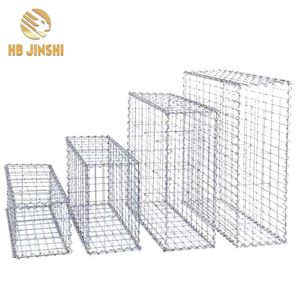 Good quality Gabion Fence - Garden Patio Wall Wire Fence Cage / 100cm * 30cm * 50cm Metal Stone Cage – JINSHI
