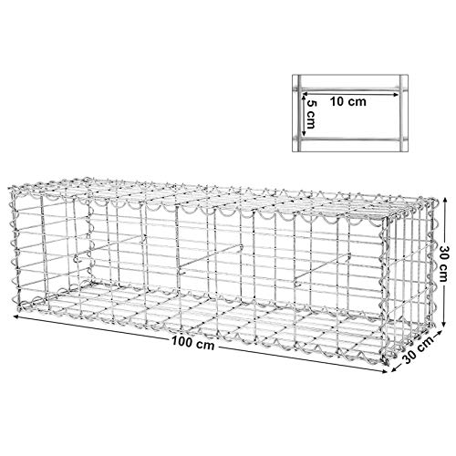 100x30x30 cm galvanized gabion basket welded gabion box cages