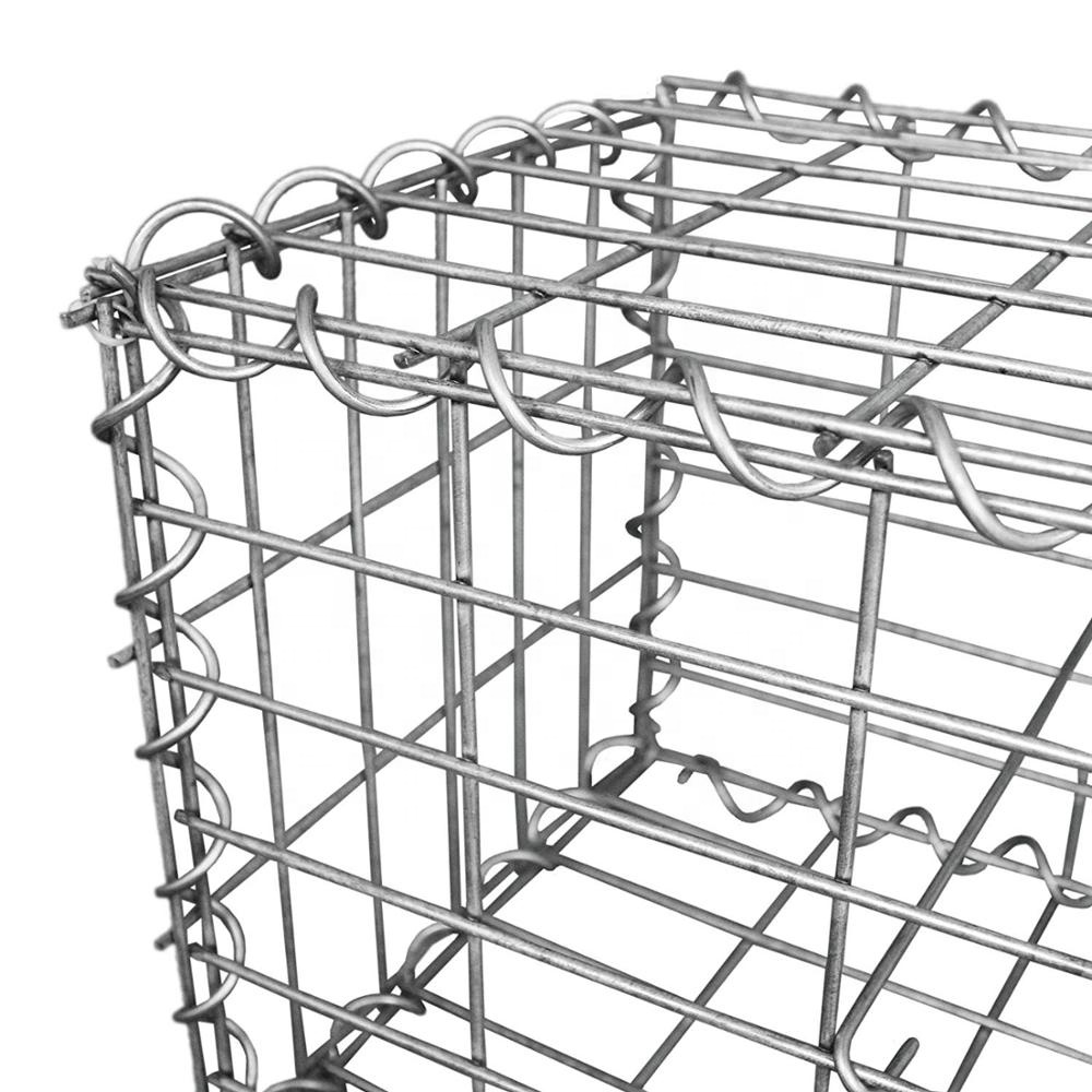 Bottom price Gabion Garden Wall - Gabion Baskets Cages Mesh Wire Galvanised Steel Outdoor Stone Basket – JINSHI
