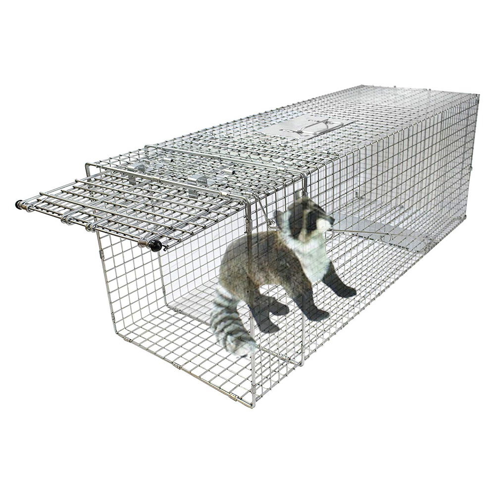 2020 China New Design Outdoor Dog Cage - Humane Live Rodent Control Collapsible Animal Trap Cage – JINSHI