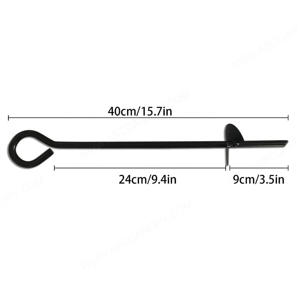 Hot sales Black color 10 inch Ground Anchor