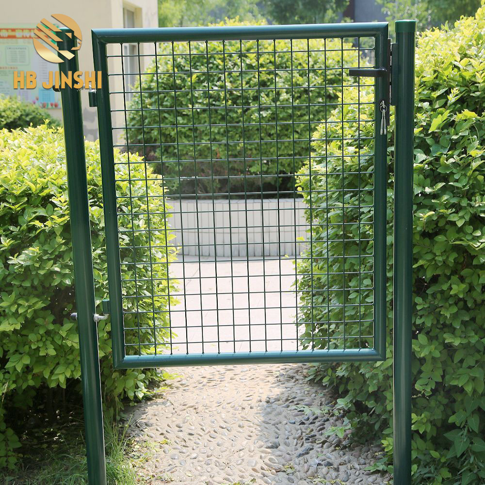 Online Selling Germany Wire Mesh Fence Garden Gate 100 x 125 cm Round Tube Gartentor Iron Gate
