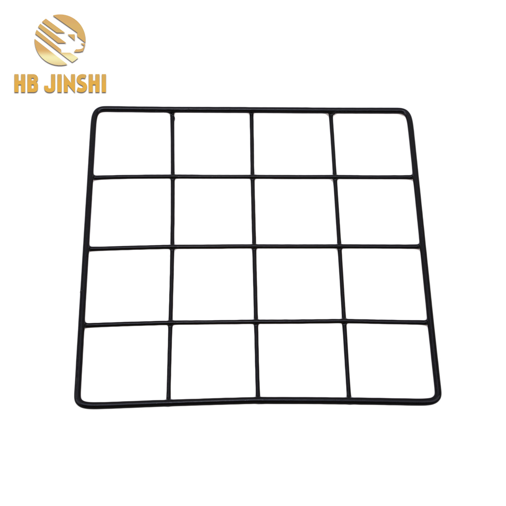 Mini Vinyl Dipped Black Grid Panel 14"x 14" Squares wall decor grid panel for photo
