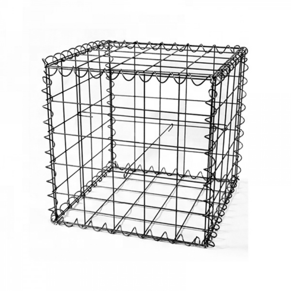 High Quality 1x1x0.3m galfan decorative welded gabion cage For garden