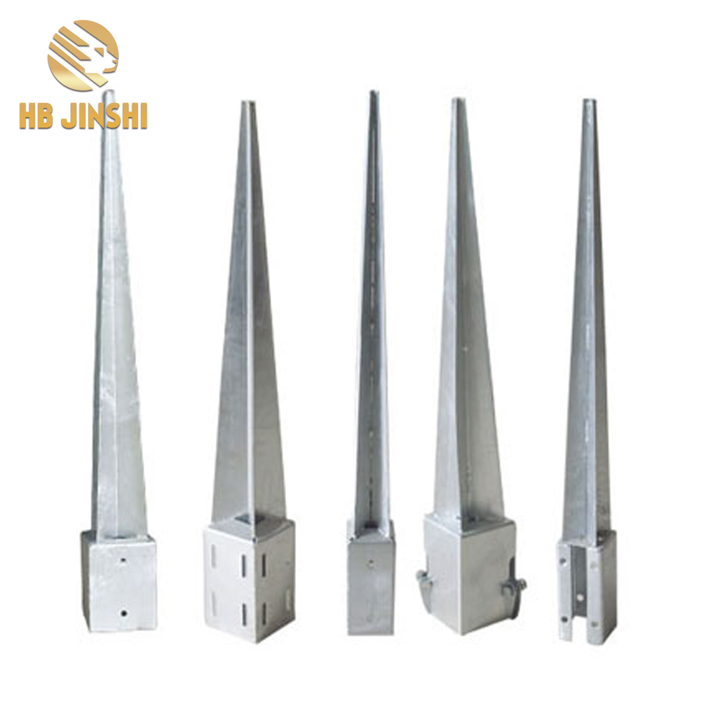 Anti rust Hot Dip Galvanized Ground Anchor Pole Anchor Pointed