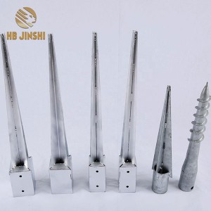 Galvanized metal  or powder coated Post spikes for fix fences