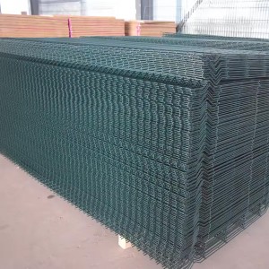 PVC coated 3D curved wire mesh fence Garden fencing Welded wire mesh fence