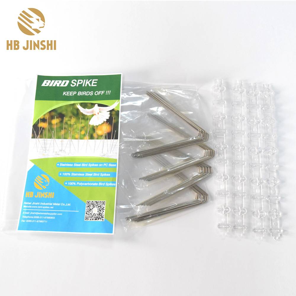 4pcs/pack PP Bag Package 304 Stainless Steel Bird Spikes Anti Bird Control Featured Image