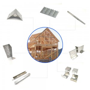 Heavy Duty Galvanized gang nail Truss Nail Plate, Steel Truss timber Plate Connector