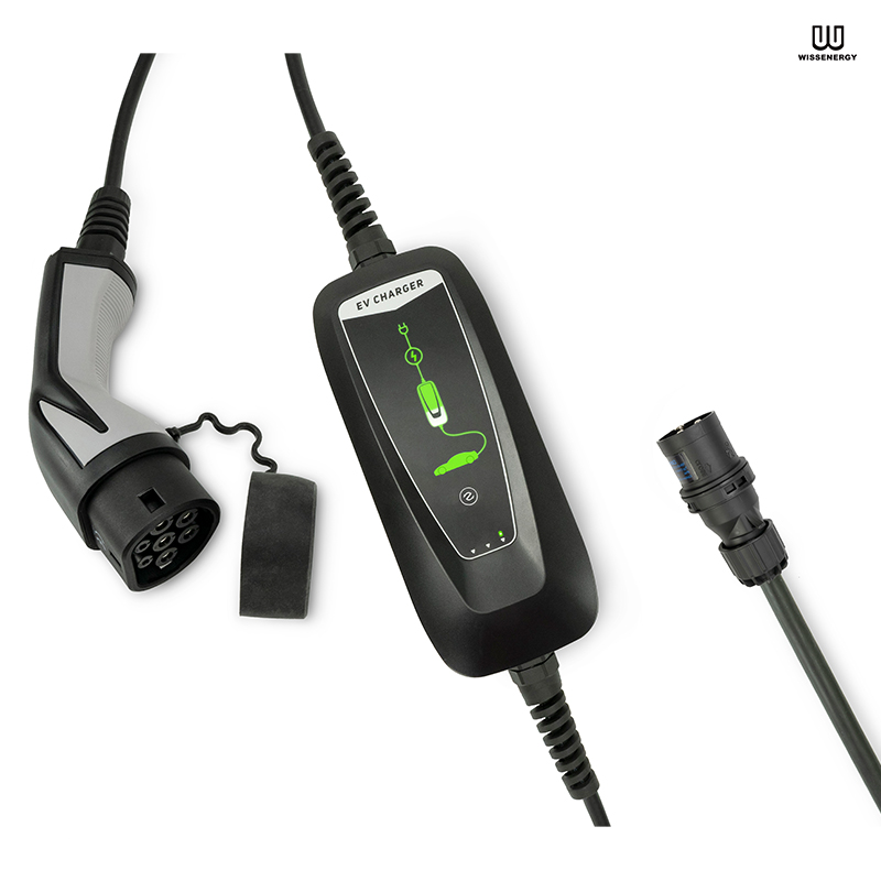 Charger for your electric car with type 2 socket - CEE plug