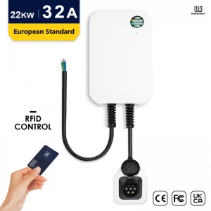 WB20 MODE A Electric Vehicle AC Charger – RFID Version-22kw-32A