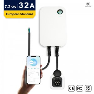 WB20 MODE A Electric Vehicle AC Charger Series – APP Version-7.2KW-32A