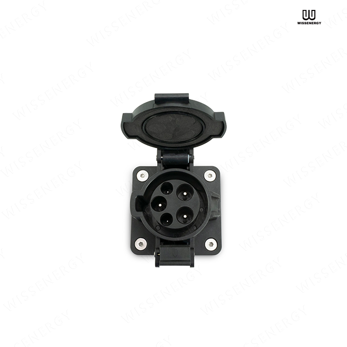 EVSC001 Car End Inlet (Single-phase, 16A, 3.6KW) SAE J1772 Type1 EV Charging Socket Featured Image