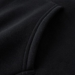 OEM Custom Rose Embroidery Zipper Hooded Sweatshirt Jacket