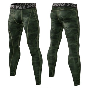 Custom Men Fitness Pants Logo Running ODM/OEM Quick Dry Training Tight Pants